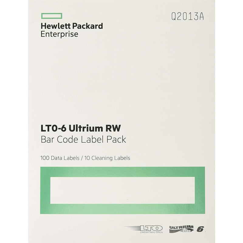 HP LTO-6 Ultrium RW Bar Code Label Pack Etiqueta - MFerraz Tecnologia