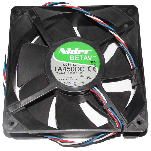 Nidec 12cm TA450DC B35502-35 12V 1.4A Y4574 4Wire Poweredge T100 server Fan cooler - MFerraz Tecnologia