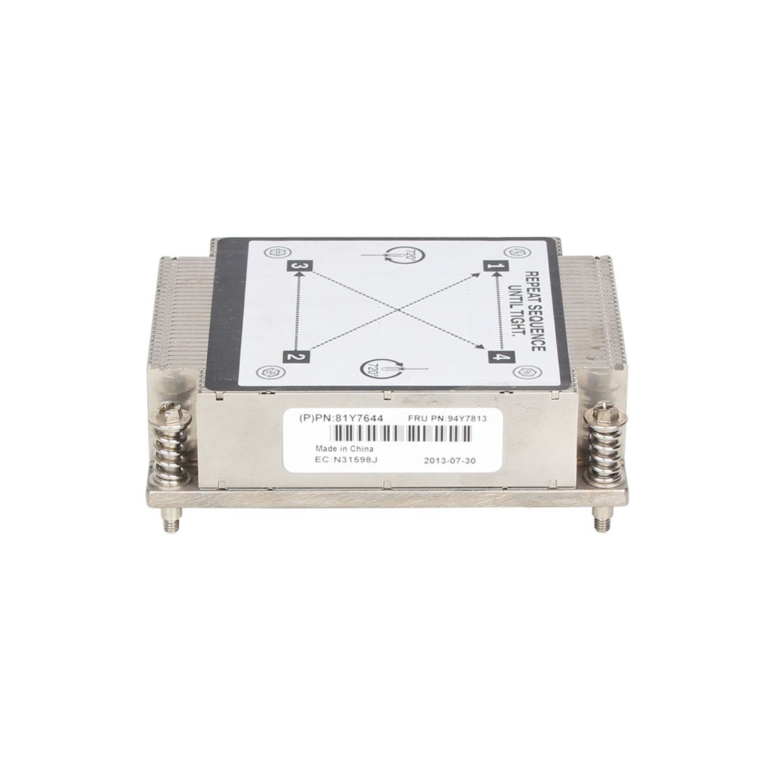 94Y7813 IBM HEATSINK for IBM System X3530 M4 X3630 M4 dissipador - AloTechInfoUSA