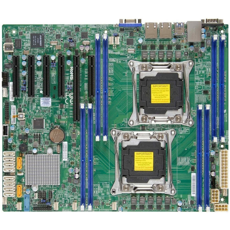 Supermicro Motherboard MBD-X10DRL-I-B LGA2011 E5-2600v3 C612 DDR4 PCI-Express SATA ATX Brown Box - MFerraz Tecnologia