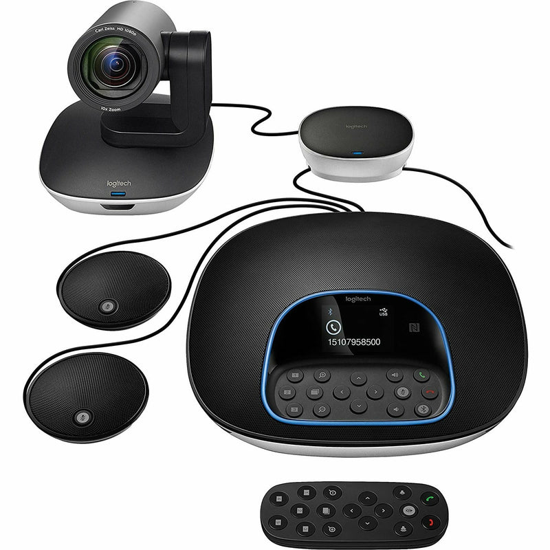 Logitech Group HD Video and Audio Conferencing System for Big Meeting Rooms - MFerraz Tecnologia