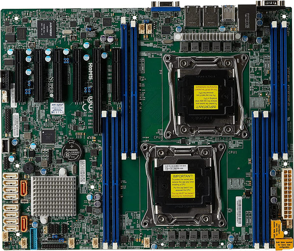  Supermicro X10drl-i Server Motherboard - Intel C612 Chipset - Socket R3 Placa madre - AloTechInfoUSA