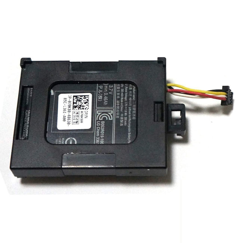 Bateria 70K80 H132V for Battery for Dell PERC RAID H710 H710P H730 H810 H830 RAID Controller 3.7V 1.8WH-FoxTI