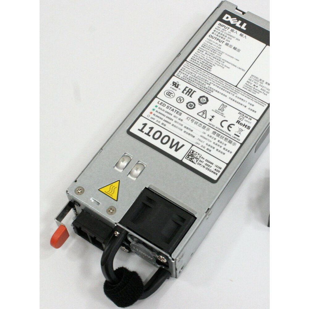 Dell 1100 Watt DC power supply  R730 R620 R720 R620  5G4WK 641329915752 - AloinfoUSA