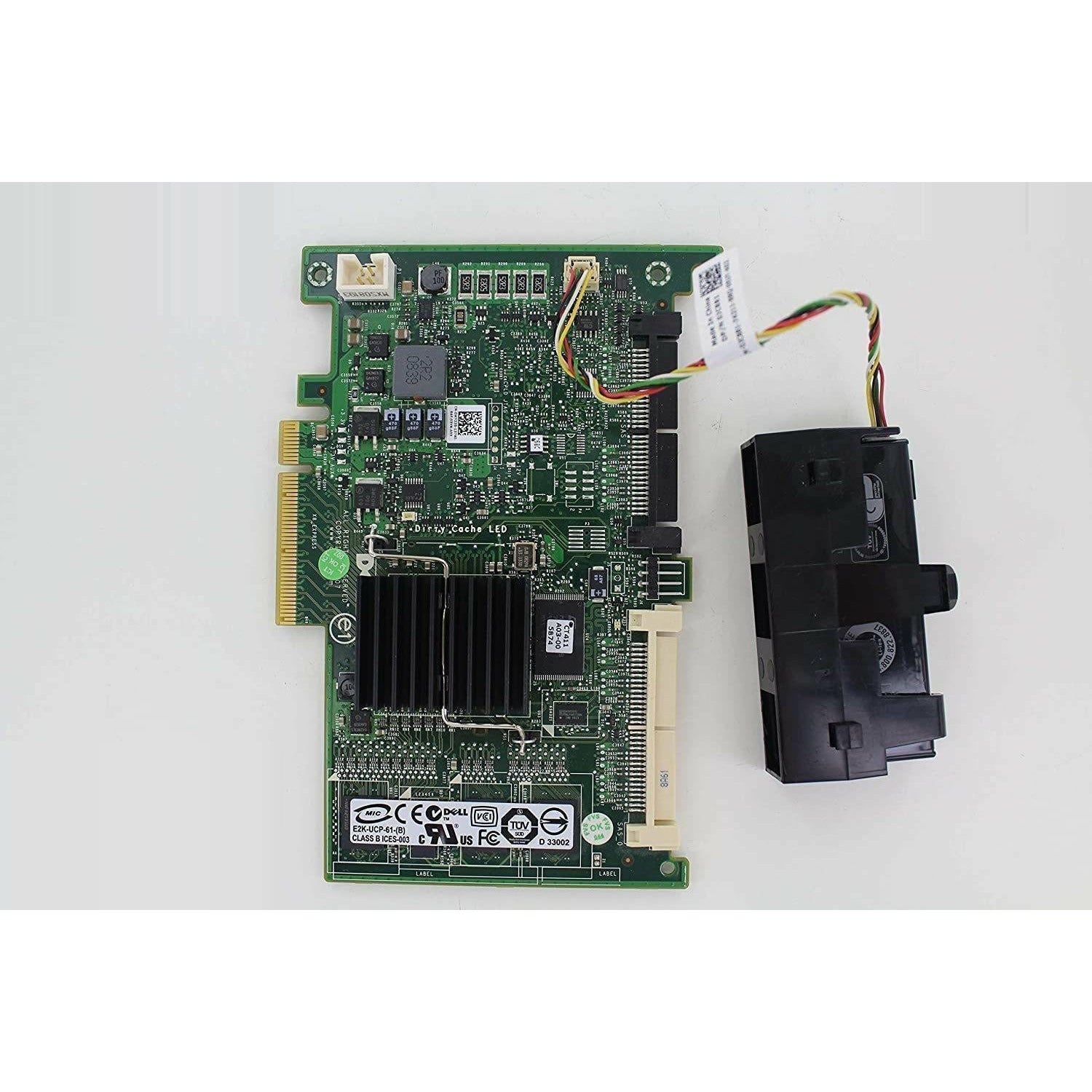 DELL E2K-UCP-61-(B) PERC 6I SAS RAID CONTROLLER PCI-E w/ TRAY NP007 - AloinfoUSA