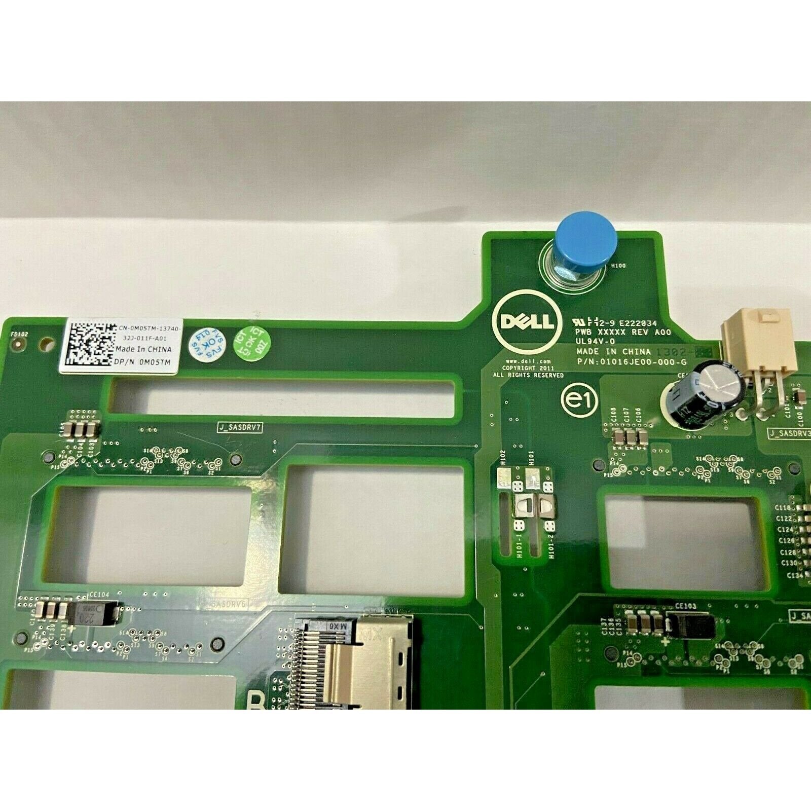 Dell Poweredge T320 T420 T620 - 0M05TM  SAS-Backplane 8 Bay x 3.5"  w/Cables  658759245618 - AloinfoUSA