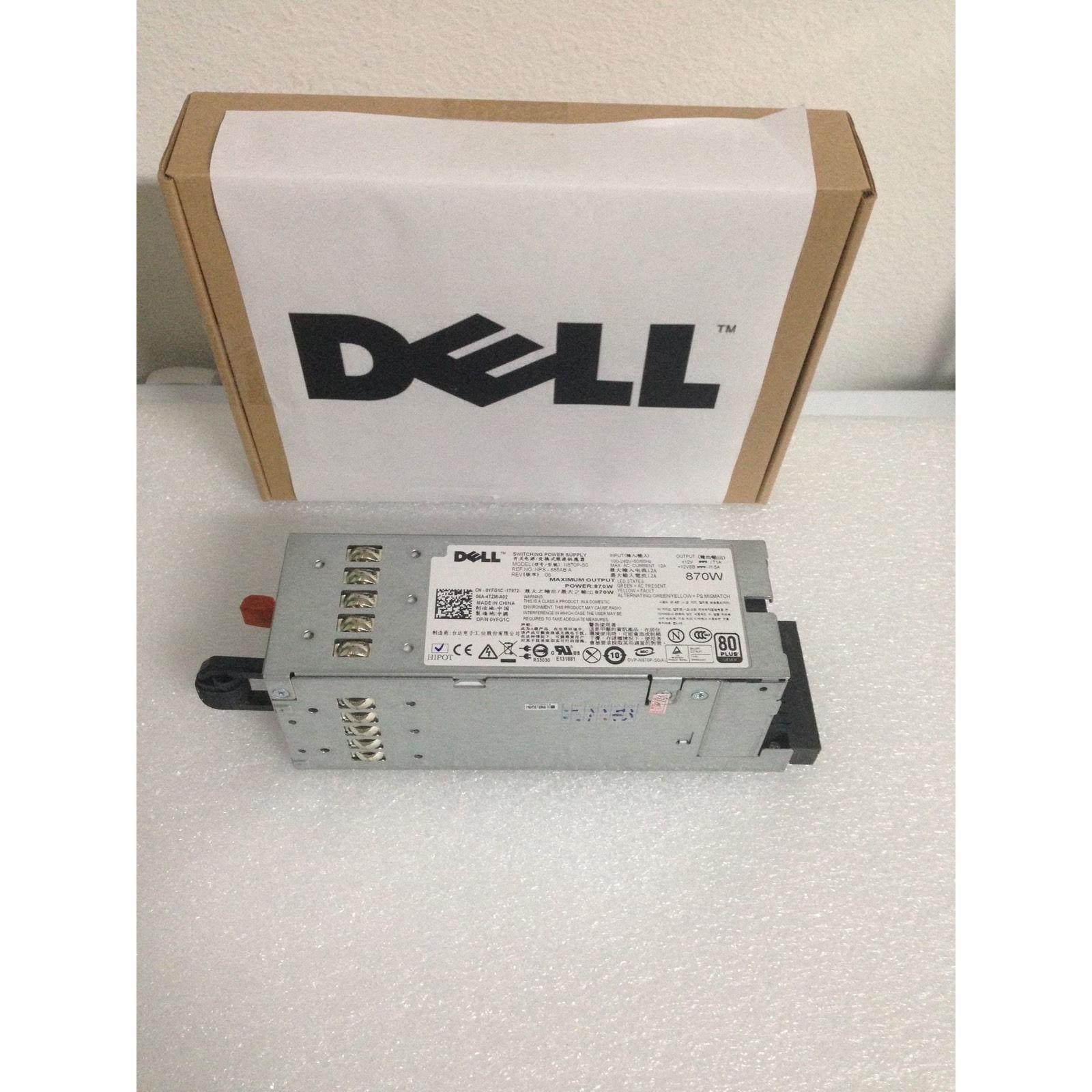 DELL YFG1C N870P-S0 NPS-885AB A 870W power supply for R710 0YFG1C Fonte - AloinfoUSA