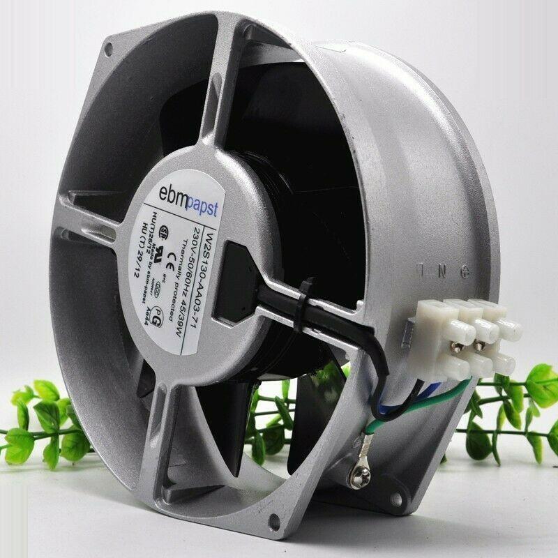 Ebm Papst W2S130-AA03-71 AC 230V 39~45W 172x150x55mm Server Round Cooling Fan Cooler - AloinfoUSA