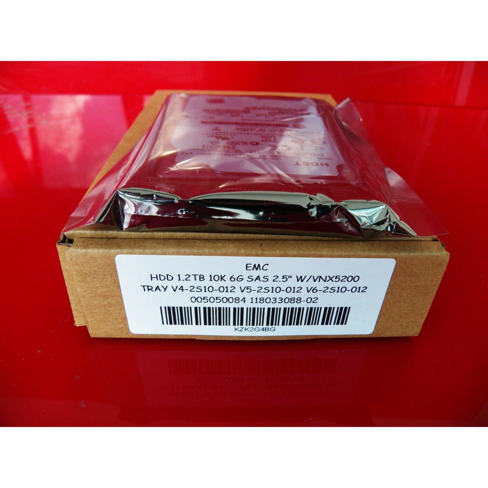 EMC 1.2TB 10K 6G SAS 2.5"   V4-2S10-012 V5-2S10-012 V6-2S10-012 005050084 - AloinfoUSA