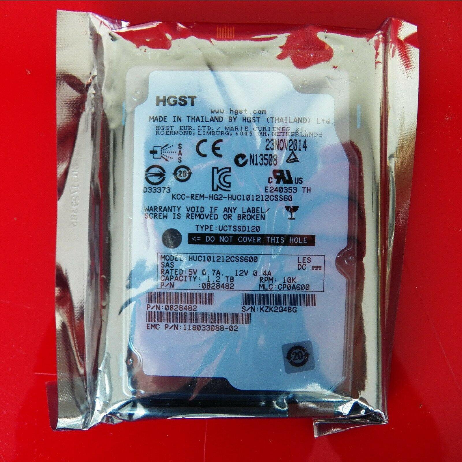 EMC 1.2TB 10K 6G SAS 2.5"   V4-2S10-012 V5-2S10-012 V6-2S10-012 005050084 - AloinfoUSA