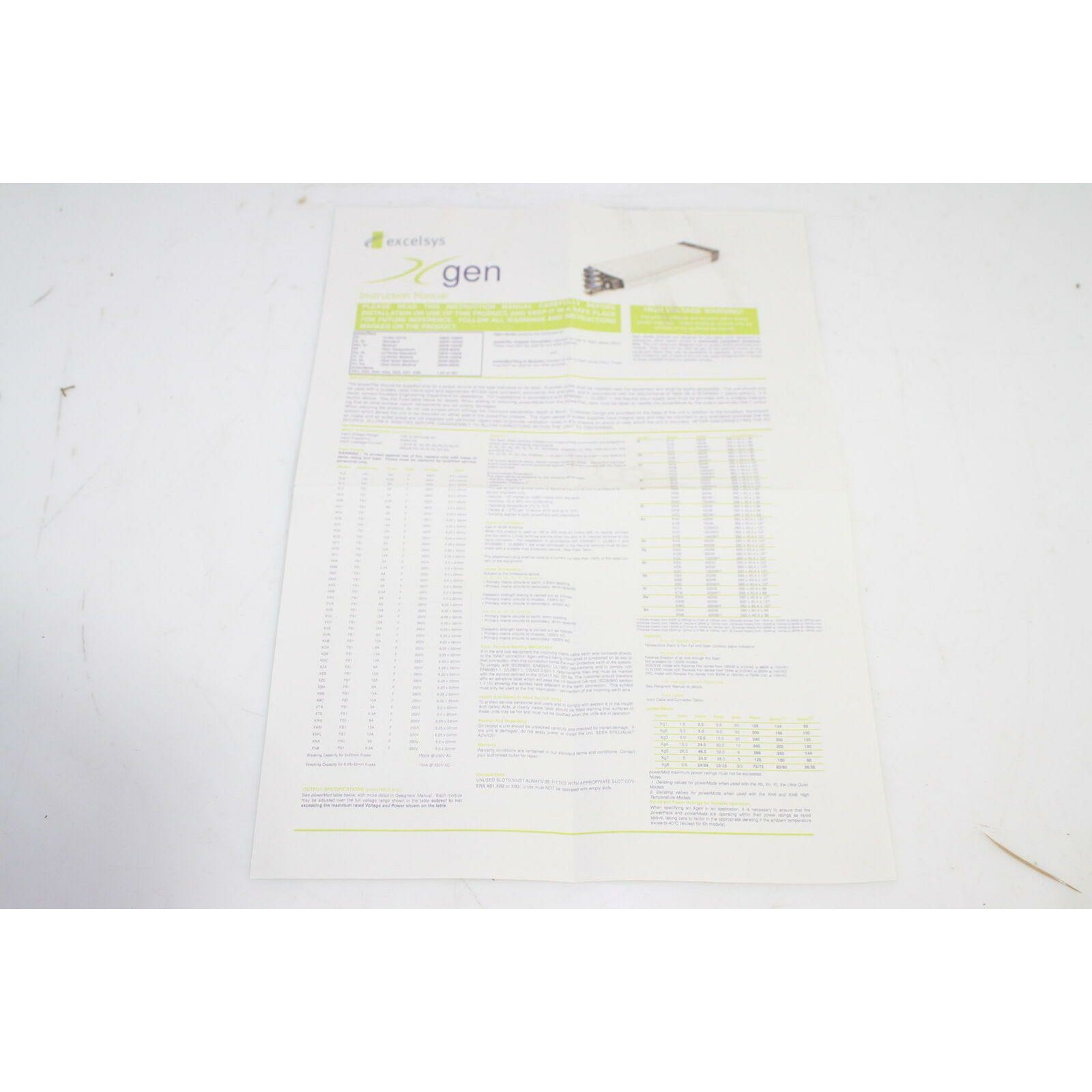 Excelsys Technologies XLC0555 Laser High Voltage Power Supply Input 174V Syneron - AloinfoUSA