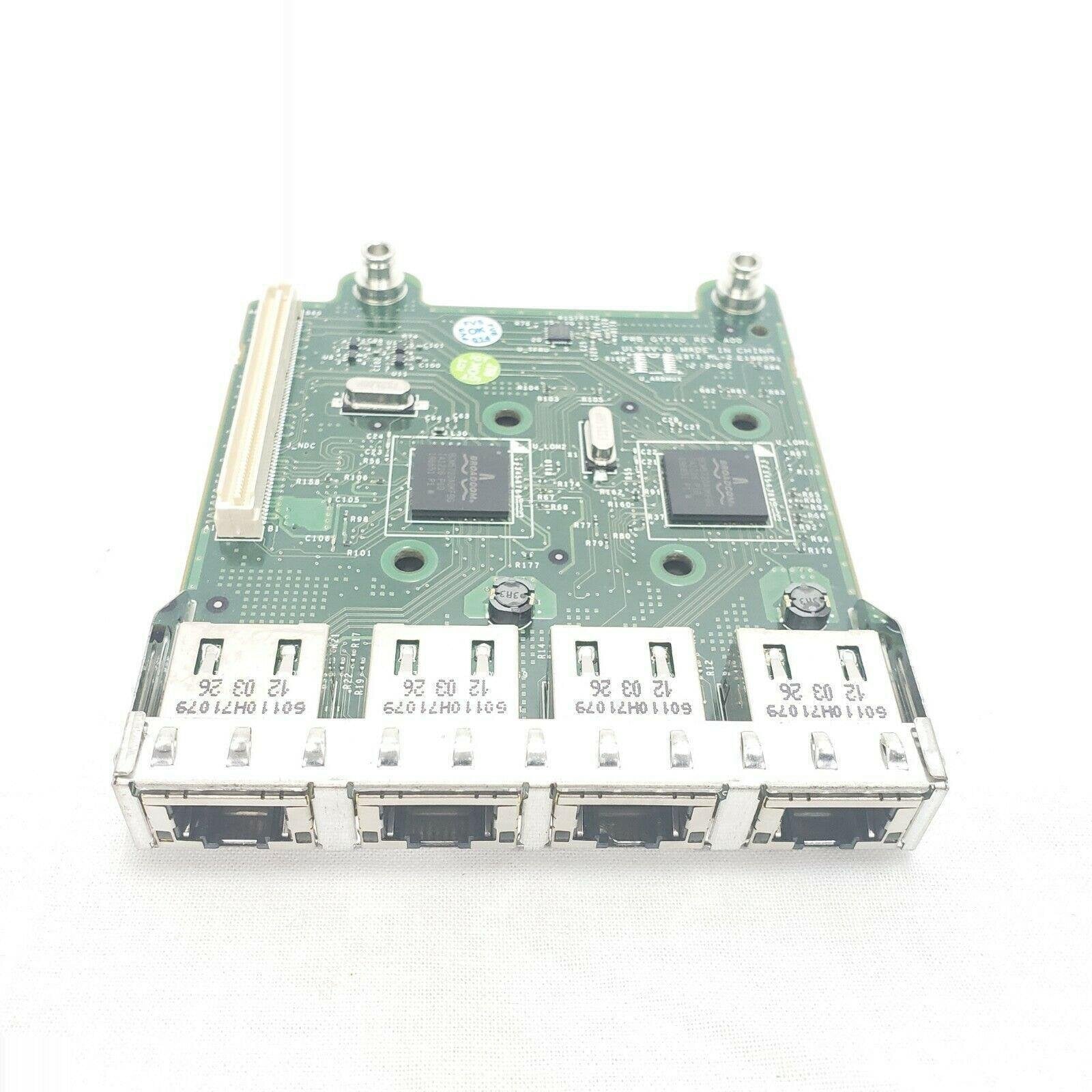 FM487 0FM487 430-4418 DELL BROADCOM QUAD PORT GIGABIT 5720 NETWORK DAUGHTER CARD 619249807280 - AloinfoUSA