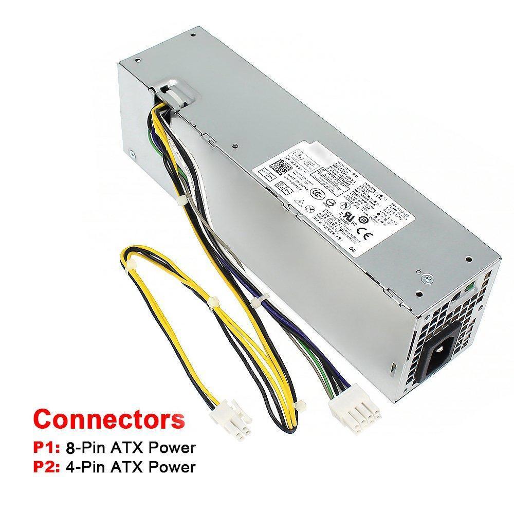 Fuente 255W L255AS-00 PS-3261-2DF Power Supply for Dell Optiplex 3020 7020 9020 Precision T1700 Small Form Factor (SFF) Systems Part Number: YH9D7 R7PPW NT1XP 3XRJ0 V9MVK FP16X T4GWM M9GW7 FN3MN - AloinfoUSA