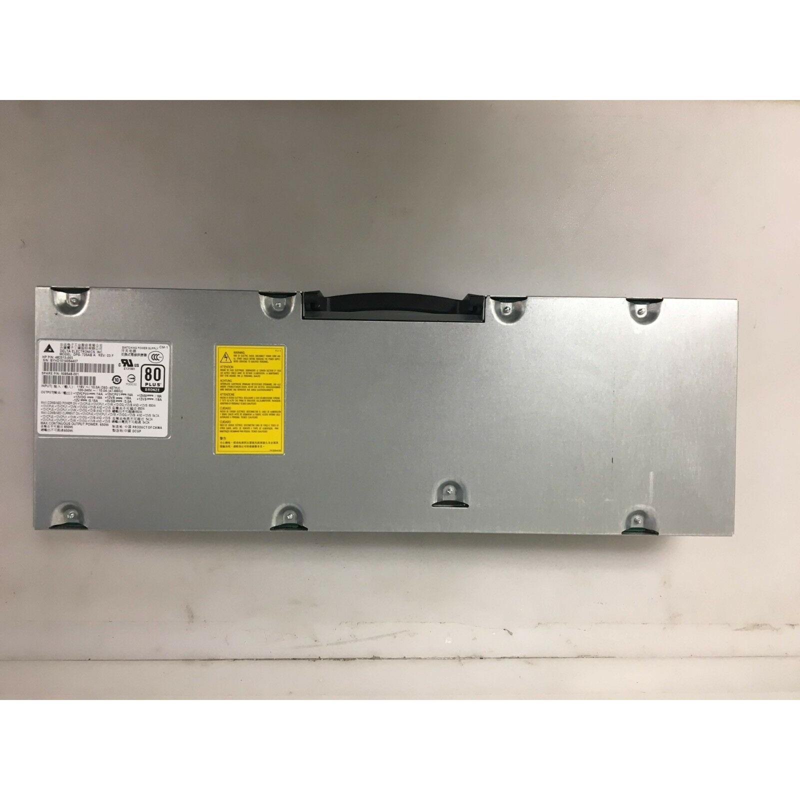 Fuente HP Z600 Workstation 650W Power Supply 482513-003 508548-001 Delta DPS-725AB - AloinfoUSA