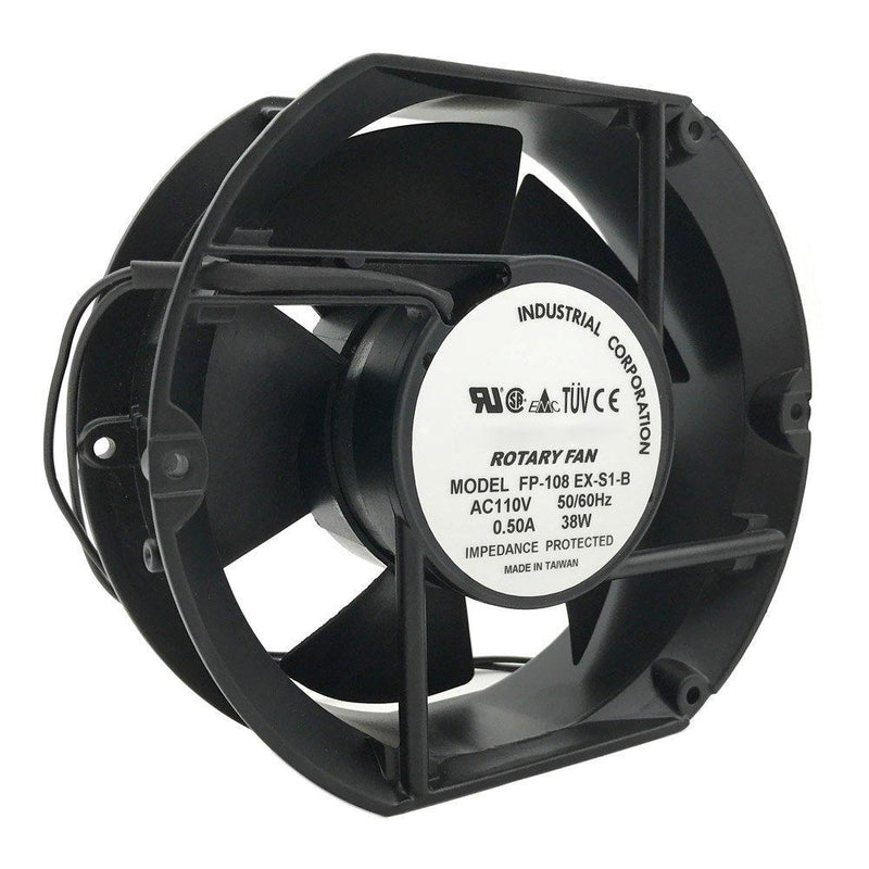 FP-108EX-S1-B 17CM 17215051MM 110/120V Double Ball Bearing Axial Fan cooler-FoxTI