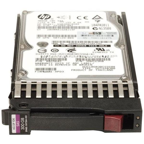 HD 300GB SAS 10k RPM 2.5" 6G para HP 507119-004 - AloinfoUSA