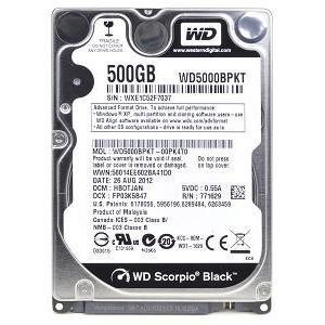 HD 500GB 2.5" 3G 16MB WD5000BPKT - AloinfoUSA