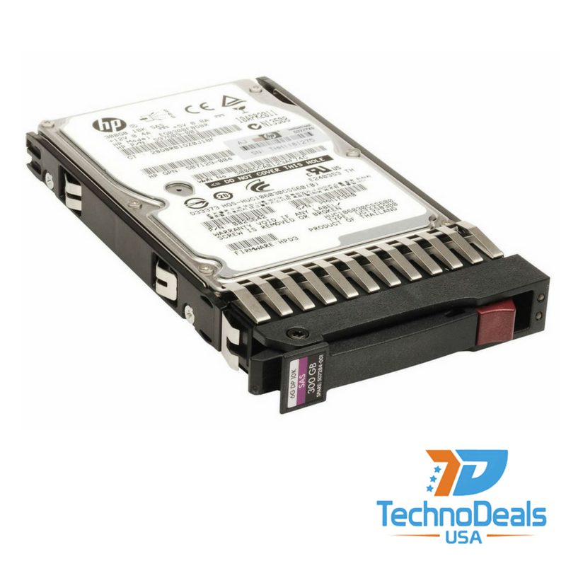 HP 300GB 10K 2.5IN 6G SAS 9FK066-085 507119-004 507129-004 HARD DRIVE W/TRAY 884420431947 - AloinfoUSA
