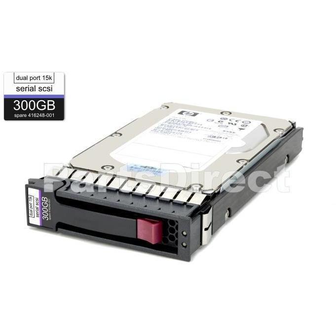 HP 488060-001 454228-002 416127-B21 300GB 15K RPM 3.5" SAS Hard Drive - AloinfoUSA