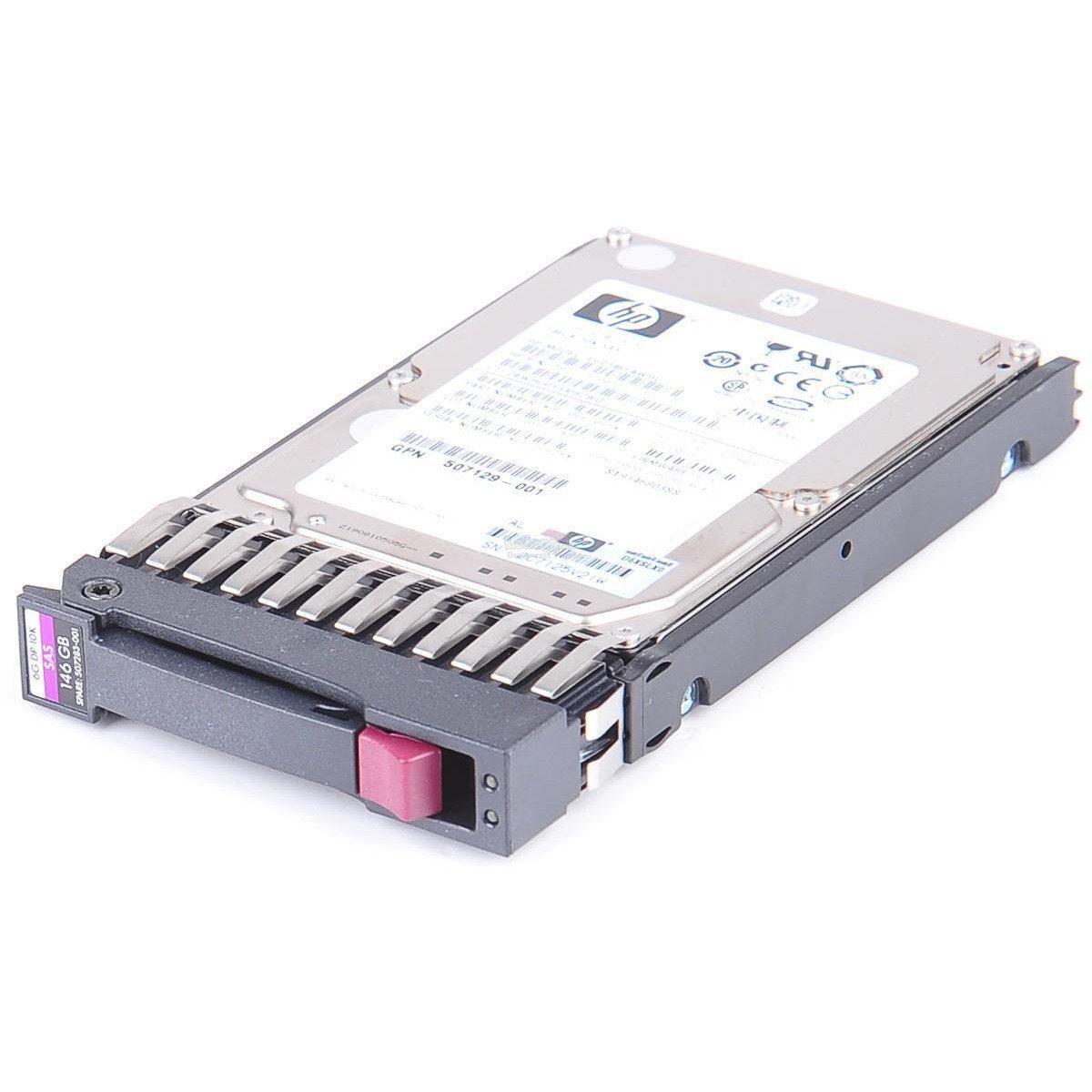 HP 507125-B21 507283-001 146GB 10K 6G 2.5 SAS DP HDD 884420431923 - AloinfoUSA