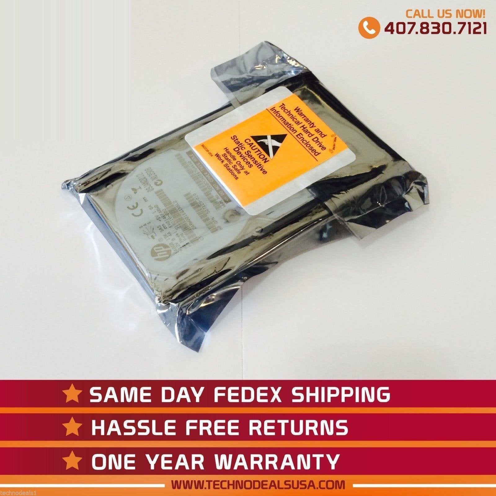 HP 581286-B21 581311-001 EG0600FBDSR 600GB 10K 2.5IN 6G SAS HDD Disco - AloinfoUSA