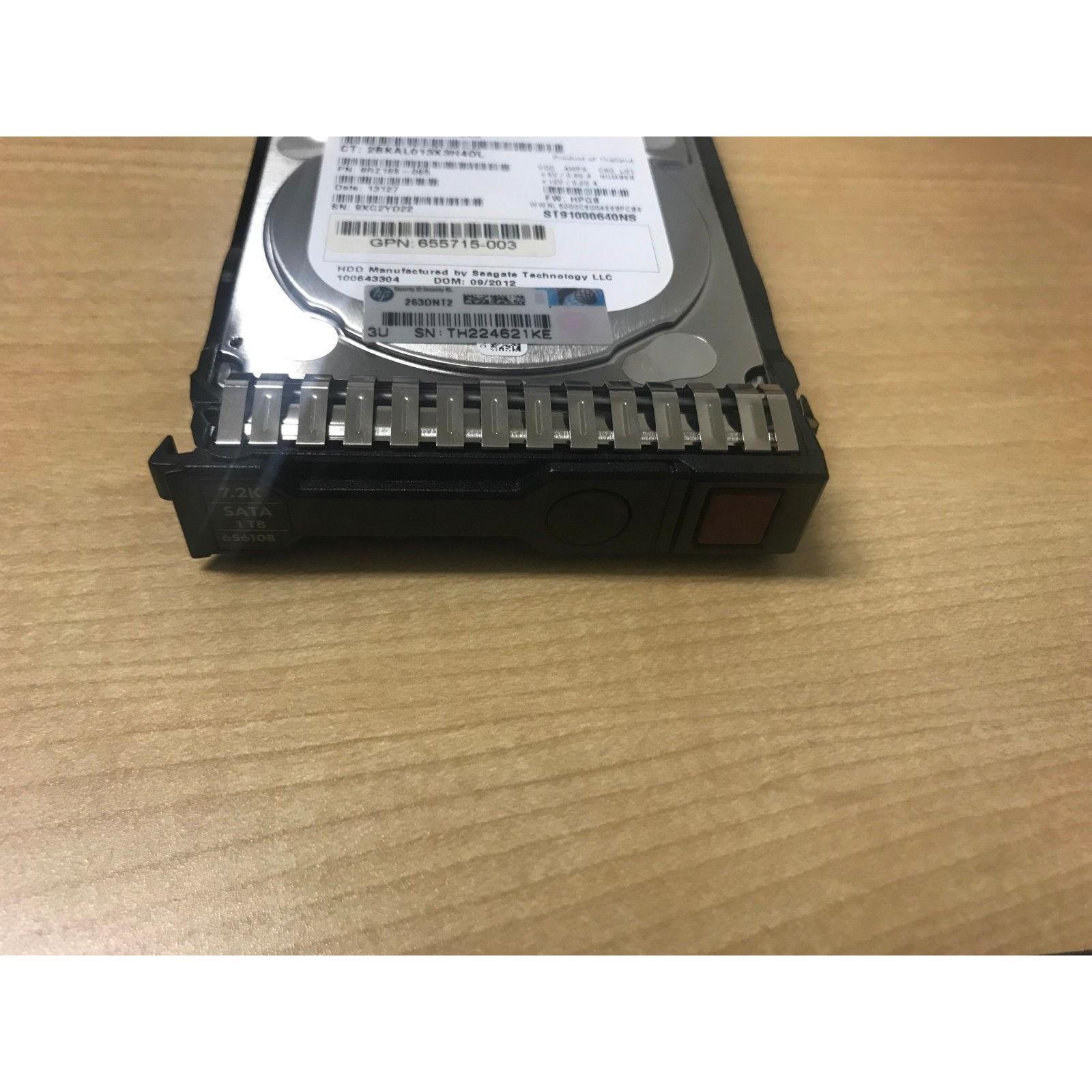 HP 655710-B21 656108-001 614829-003 1TB 2.5" SATA  HDD, MM1000GBKAL ST91000640NS - AloinfoUSA