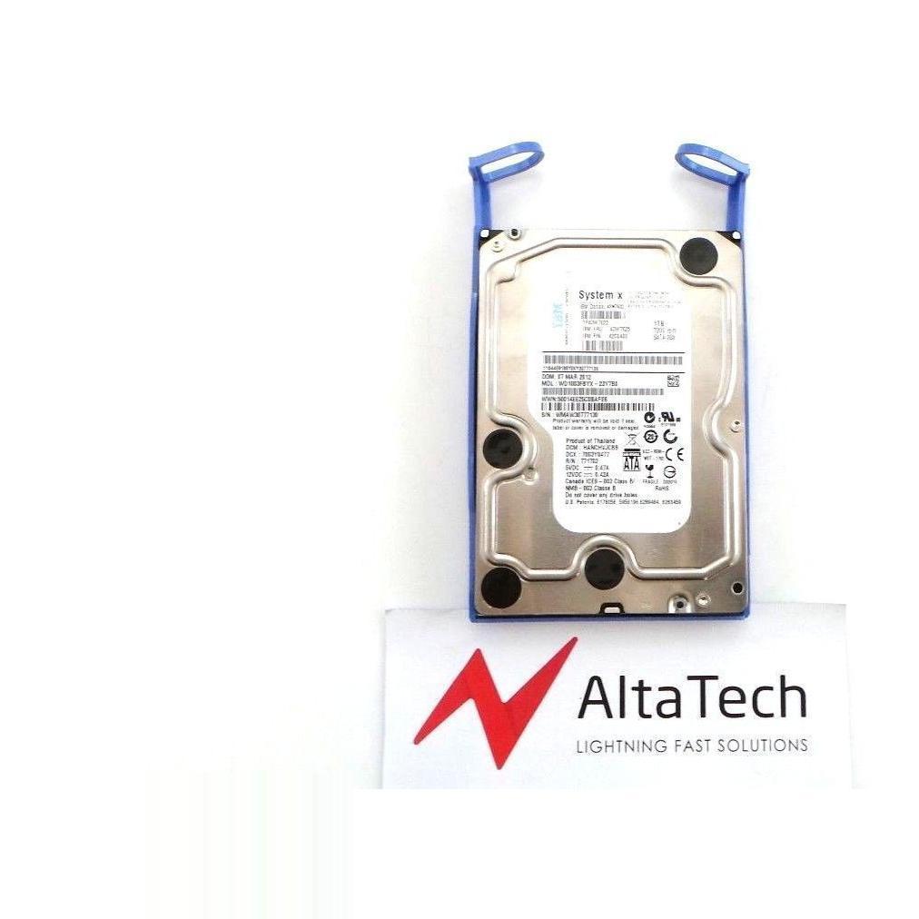 IBM 43W7625 System X 1TB 7.2K SATA 3.5" 3G Simple Swap HDD Hard Drive - 43W7622 - AloinfoUSA