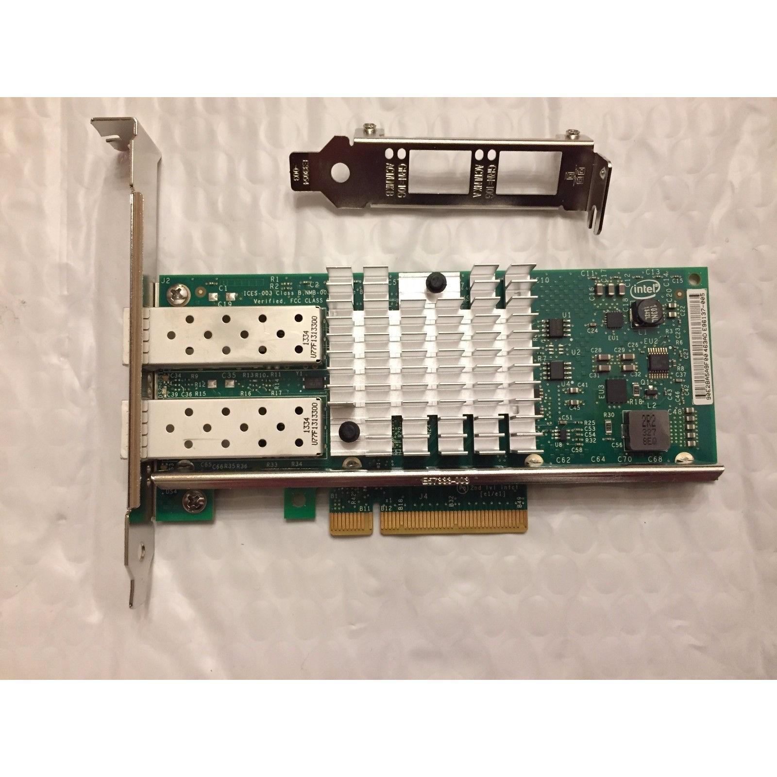 Intel X520-DA2 10Gb 10Gbe 10 Gigabit Network Adapter NIC Dual E10G42BTDA - AloinfoUSA