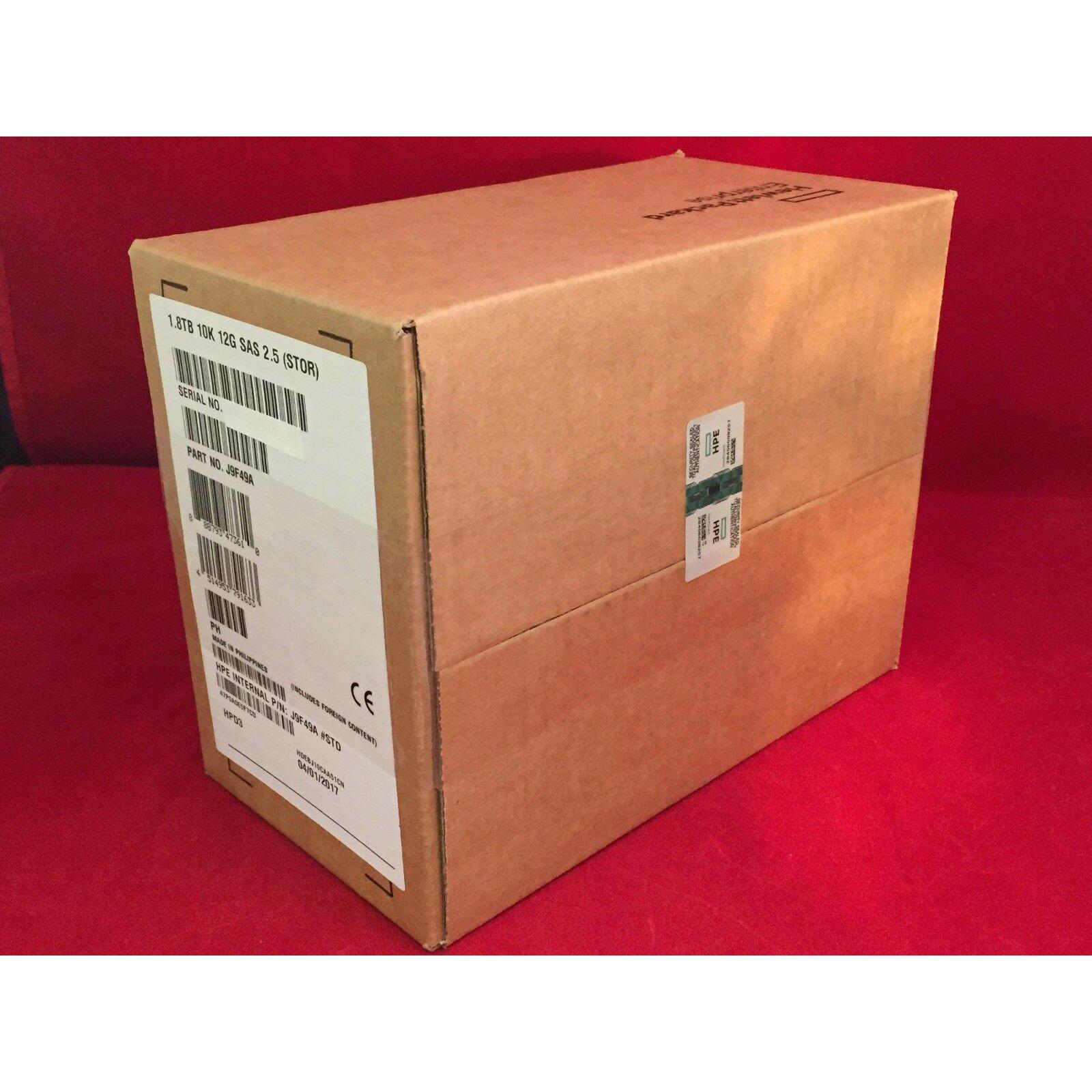 J9F49A 787649-001 HPE MSA 1.8TB 12G SAS 10K SFF 2.5" DP 512e ENT HDD - AloinfoUSA
