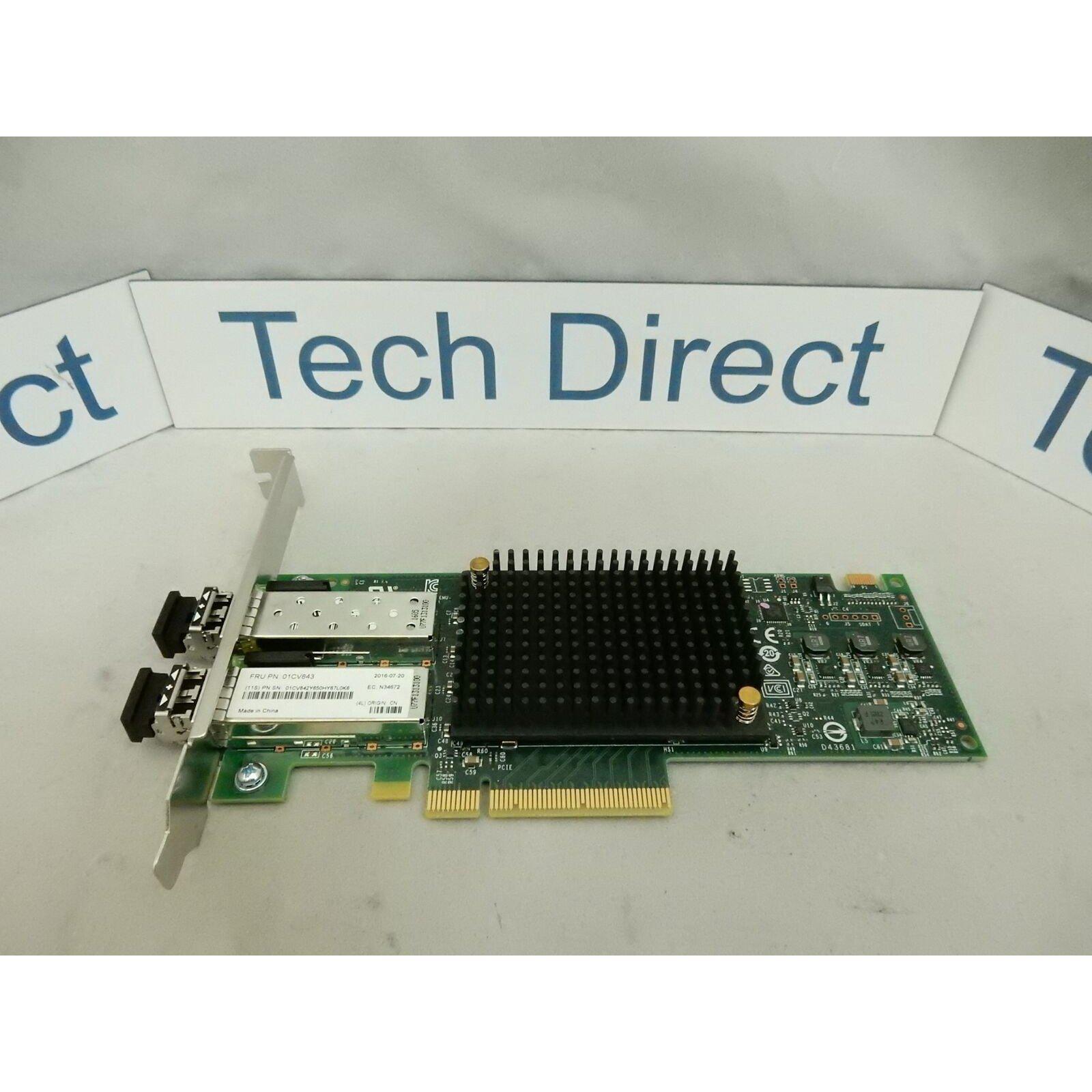 Lenovo Emulex 16GB FC Dual Port Host Bus Adapter ZZ 01CV840 - AloinfoUSA