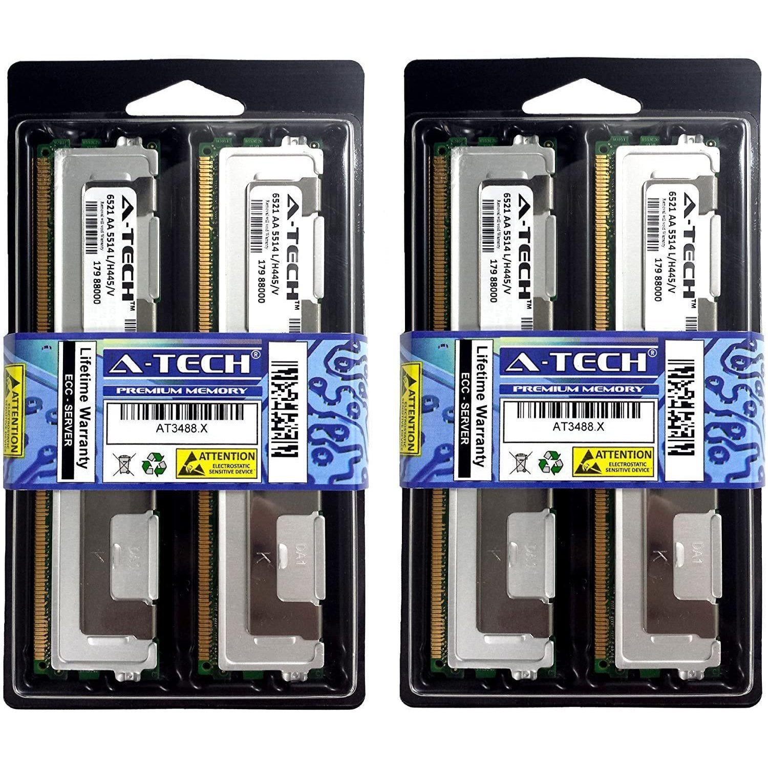 Memoria 16GB Kit 4x4GB Memory Ram compatible with DELL PowerEdge 1900 1950 1950 1955 2900 2950 M600 R900 SC1430 T110 PowerVault NF500 NF600 NX1950 Precision Workstation 690 690n R5400 R5400 T5400 T7400 - AloinfoUSA