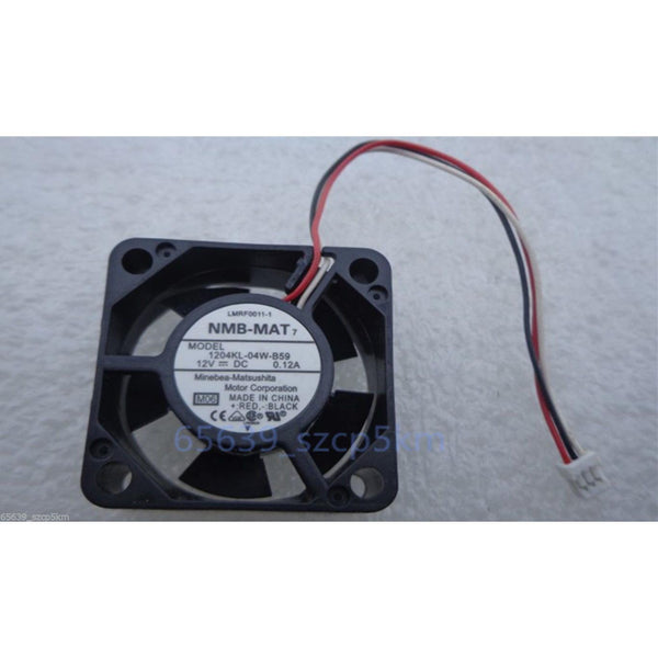 NMB 1204KL-04W-B59 30 x10mm Wired Router Cooler Cooling Fan 12V 0.12A 3Pin-FoxTI