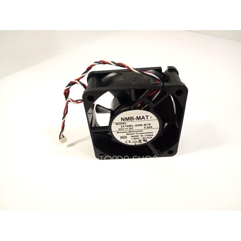 NMB 2410ML-05W-B79 Inverter cooling fan DC24V 0.25A 4.56W 60*60*25MM 3pin 819599205297 - AloinfoUSA