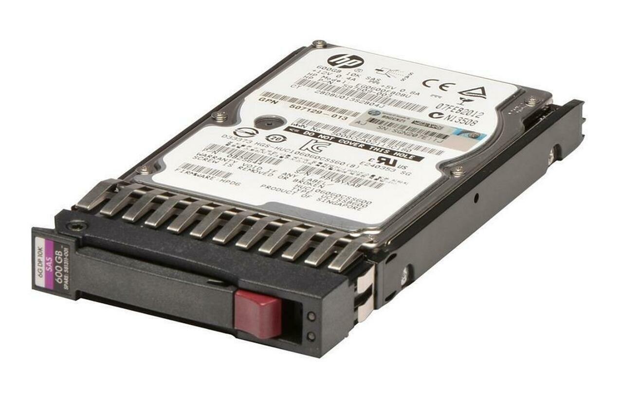 HP 581286-B21 581311-001 600GB 6Gb/s SAS Dual Port Enterprise Hard Drive 2.5" SFF 10000 RPM 16MB Cache For ML350 ML370 DL320 DL370 G6 DL360 G6 G7 - AloTechInfoUSA