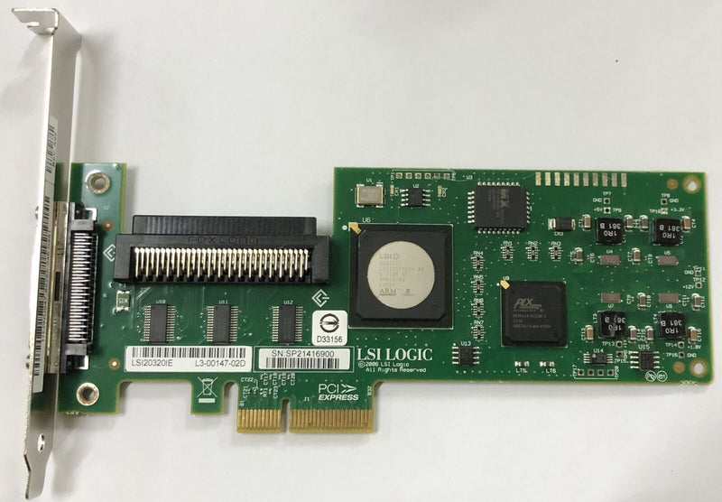 Controlador LSI Logic SCSI LVD/SE PCI Express x4 LSI20320IE