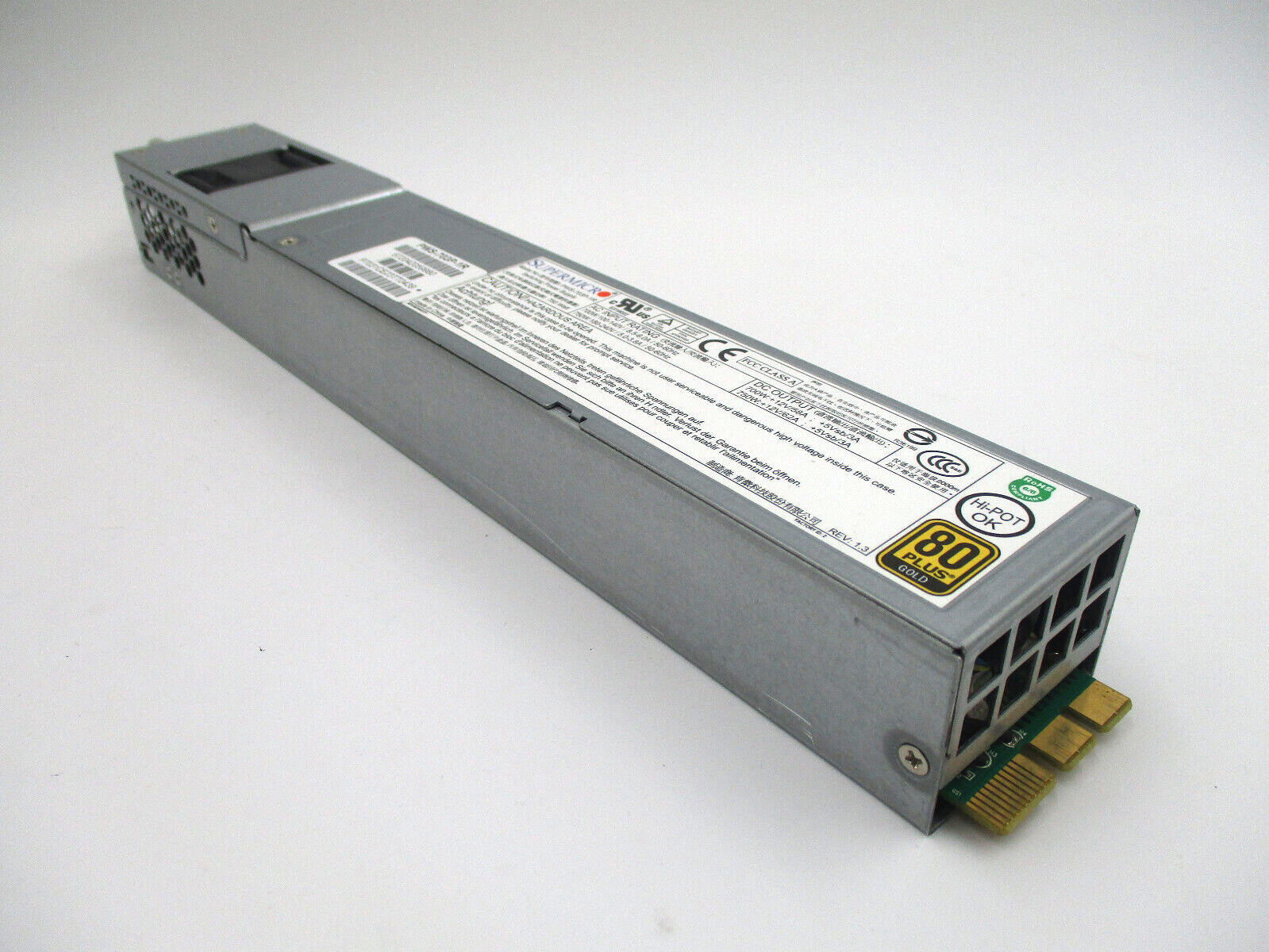 Fonte de alimentação de servidor Supermicro PWS-703P-1R 700W 1U redundante 80 Plus
