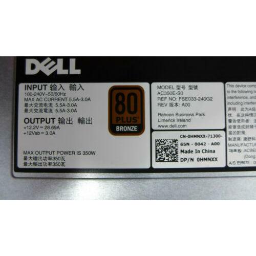 Fonte Dell PowerEdge T330 350W Power Supply AC350E-S0 HMNXX - MFerraz Tecnologia
