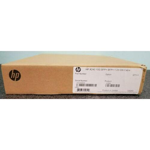 HPE HP X240 10G SFP+ SFP+ 0.65M DAC Cable NEW (JD095C) Cabo - MFerraz Tecnologia