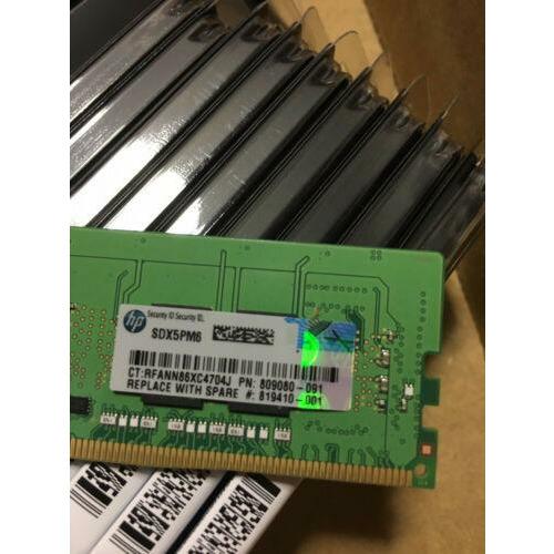 Memoria 809080-091 GENUINE HP 8GB (1x8GB) 1Rx8 PC4-2400T MEMORY 819410-001 805347-B21 - MFerraz Tecnologia