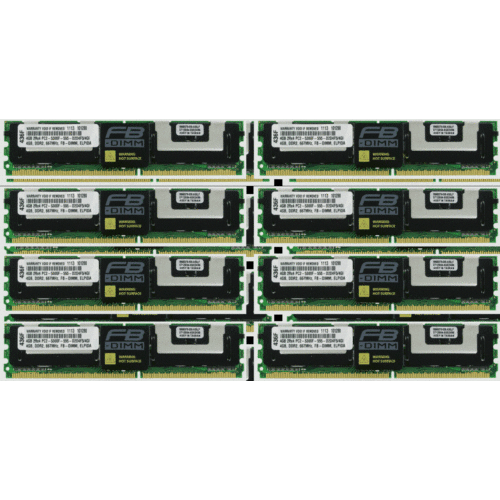 Memoria 32GB KIT 8X4GB DELL FBDIMM PowerEdge 2950 1950 2950 1900 1955 R900 RAM MEMORY - MFerraz Tecnologia
