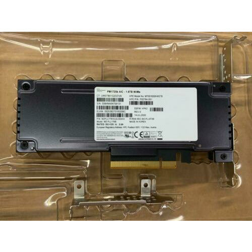 1.6TB Samsung PCIE SSD PM1725B HHHL AIC MZPLL1T6HAJQ-00AH3 TLC/3DWPD/8.76PBW - MFerraz Tecnologia