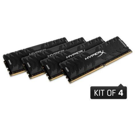 Memoria 64GB Kingston HyperX Predator DDR4 3200MHz PC4-25600 CL16 Quad Memory Kit 4x16GB - MFerraz Tecnologia