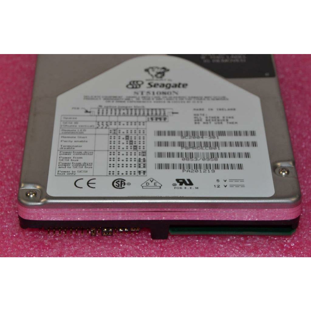 Seagate Medalist SL 1GB 1.08GB SCSI-2  HDD 50-pin ST51080N Hard Drive 7426900441492 - AloinfoUSA