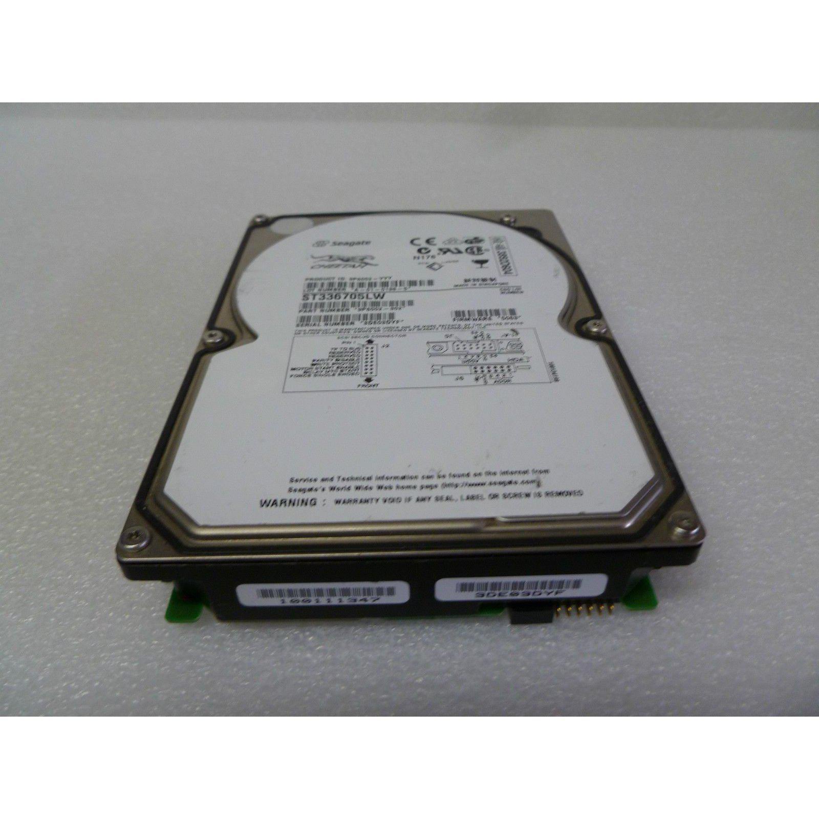 SEAGATE ST336705LW 36.7GB 68PIN SCSI HARD DRIVE P/N:9P6002-302 F/W:5063 102646150610 - AloinfoUSA