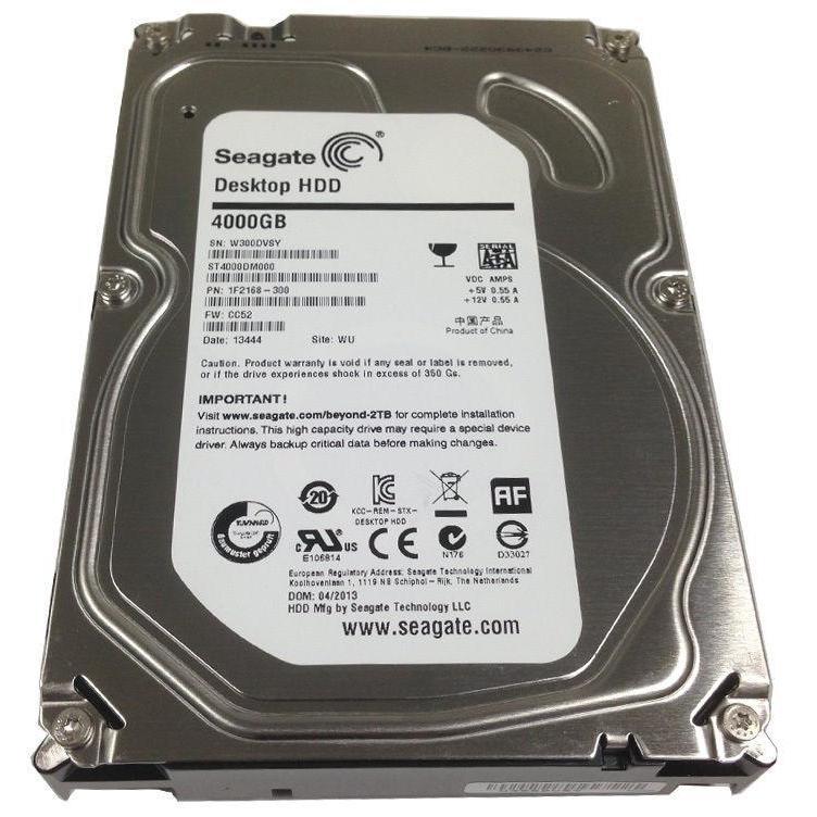 Seagate ST4000DM000 4TB 5900RPM 64MB SATA III 6.0Gb/s 3.5" Desktop Hard Drive  763649036327 - AloinfoUSA