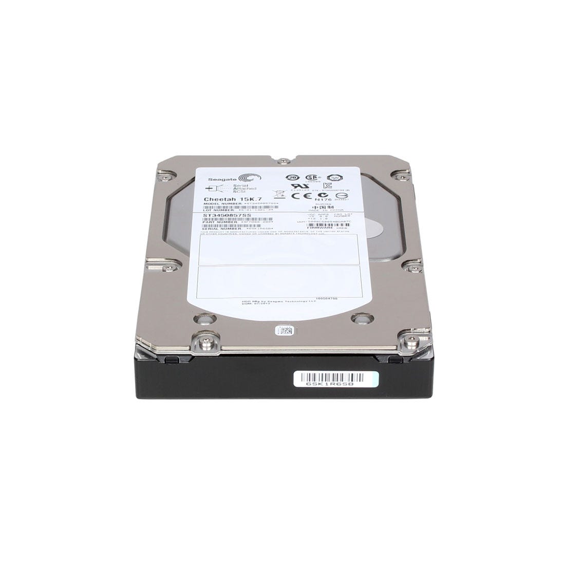 Seagate Cheetah 15K.6 - Hard drive - 450 GB - internal - 3.5" - SAS - 15000 rpm - buffer: 16 MB - ST3450856SS - AloTechInfoUSA