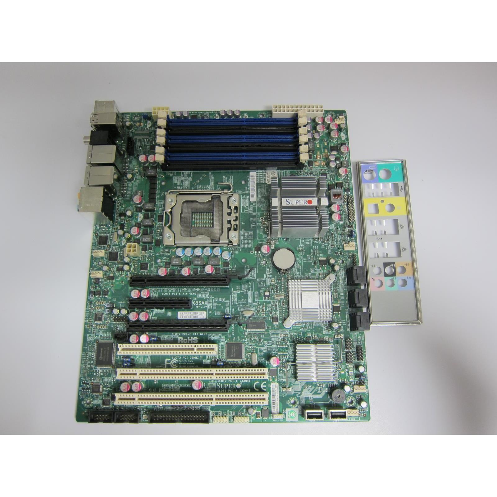 Supermicro Motherboard X8SAX REV 2.0 No CPU 672042037056 - AloinfoUSA