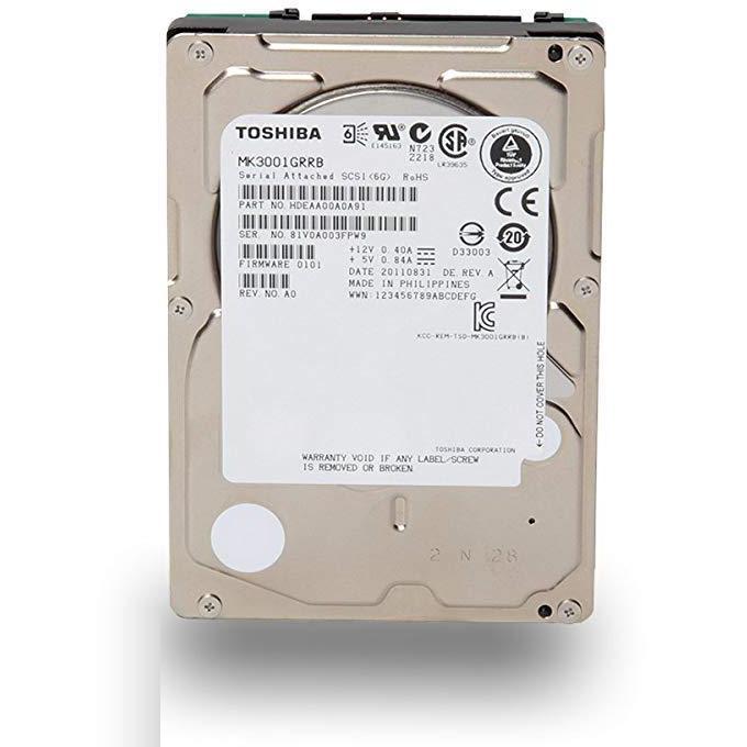 Toshiba 300 GB 2.5" Internal Hard Drive MK3001GRRB - AloinfoUSA