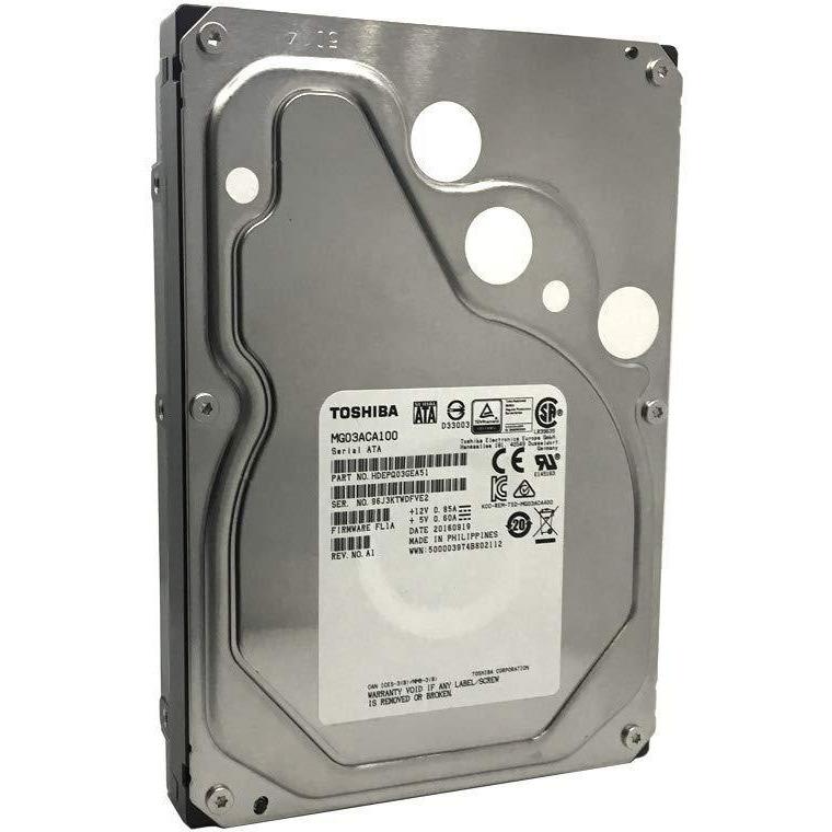 Toshiba MG03ACA100 1TB 64MB Cache 7200RPM SATA III 6.0Gb/s 3.5" Internal Desktop Hard Drive (for Desktop, RAID, NAS, Surveillance HDD) - AloinfoUSA