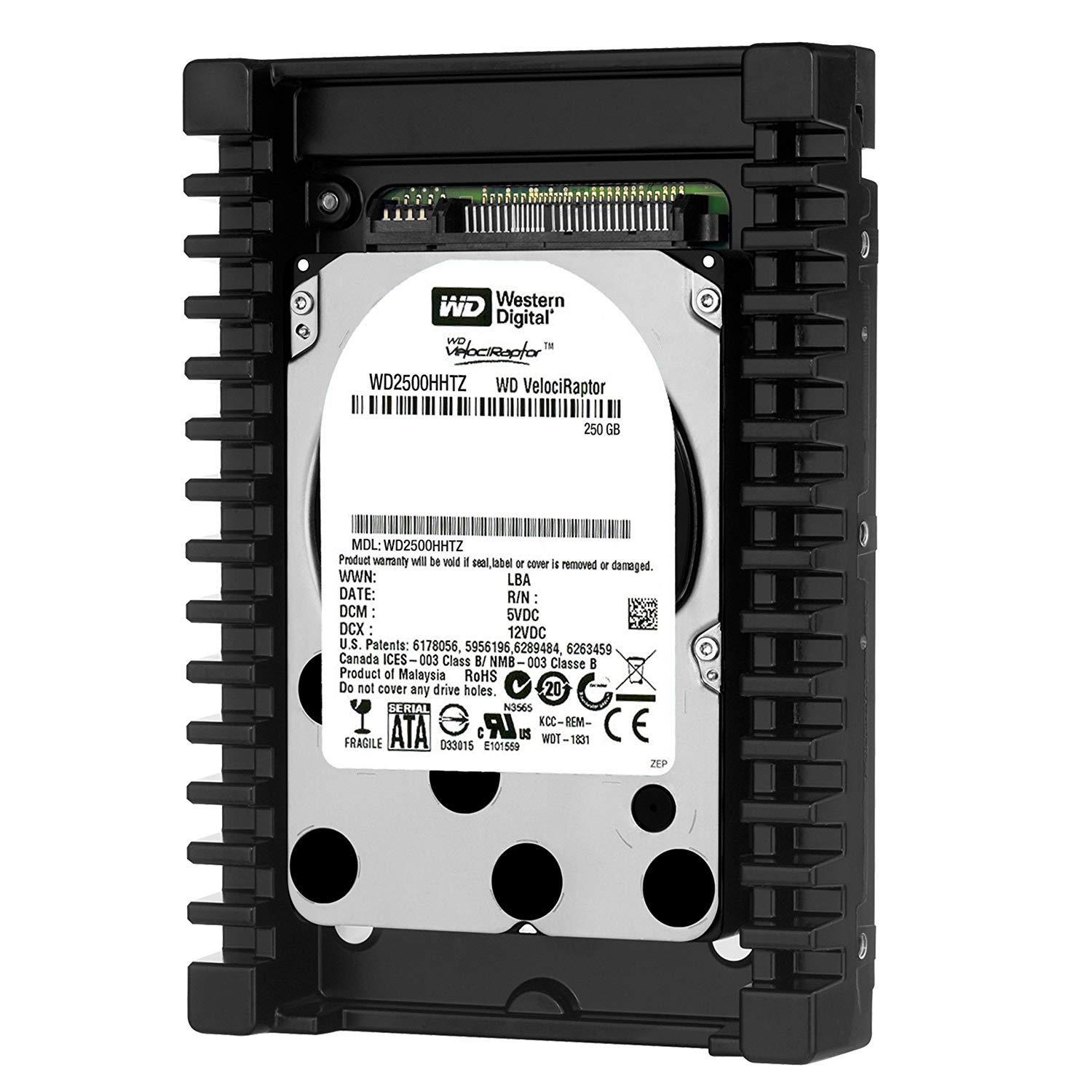 WD VelociRaptor 500 GB Workstation Hard Drive: 3.5 Inch, 10000 RPM, SATA III, 64 MB Cache - WD5000HHTZ - AloinfoUSA